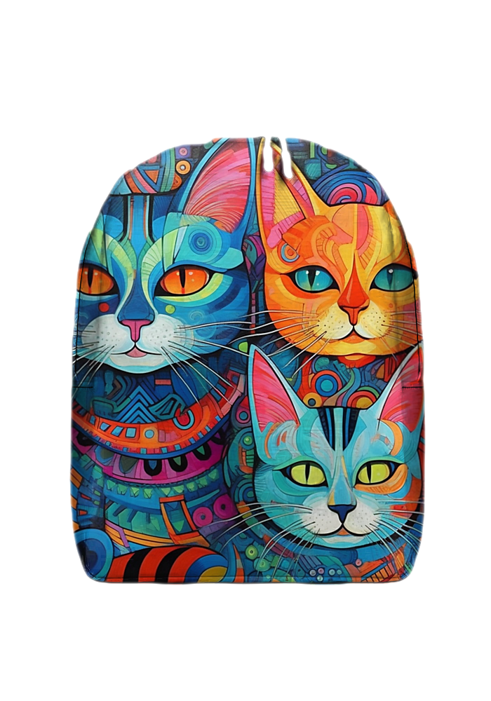 Mini Backpack Allover - Cute, Colorful and With a Joint