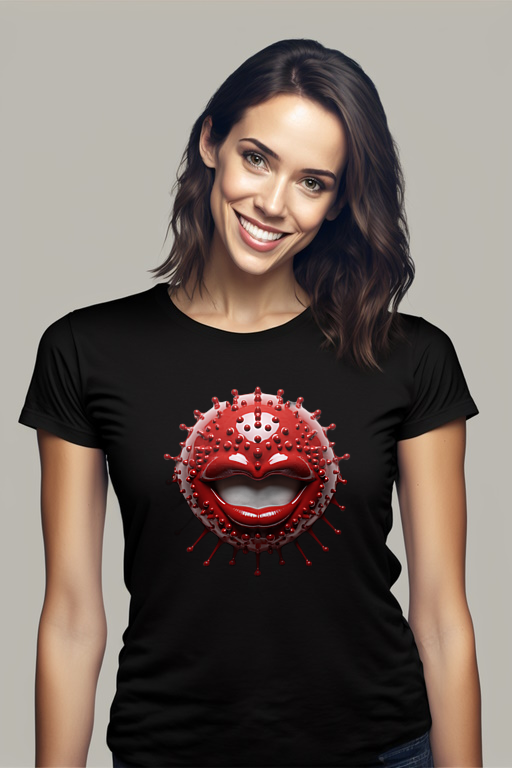 Lip Heart Fit T-Shirt - q 0.5 s 750