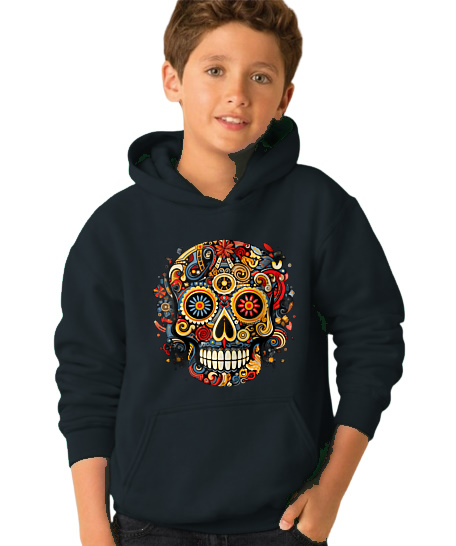 Skull Picasso Kids Hoodie