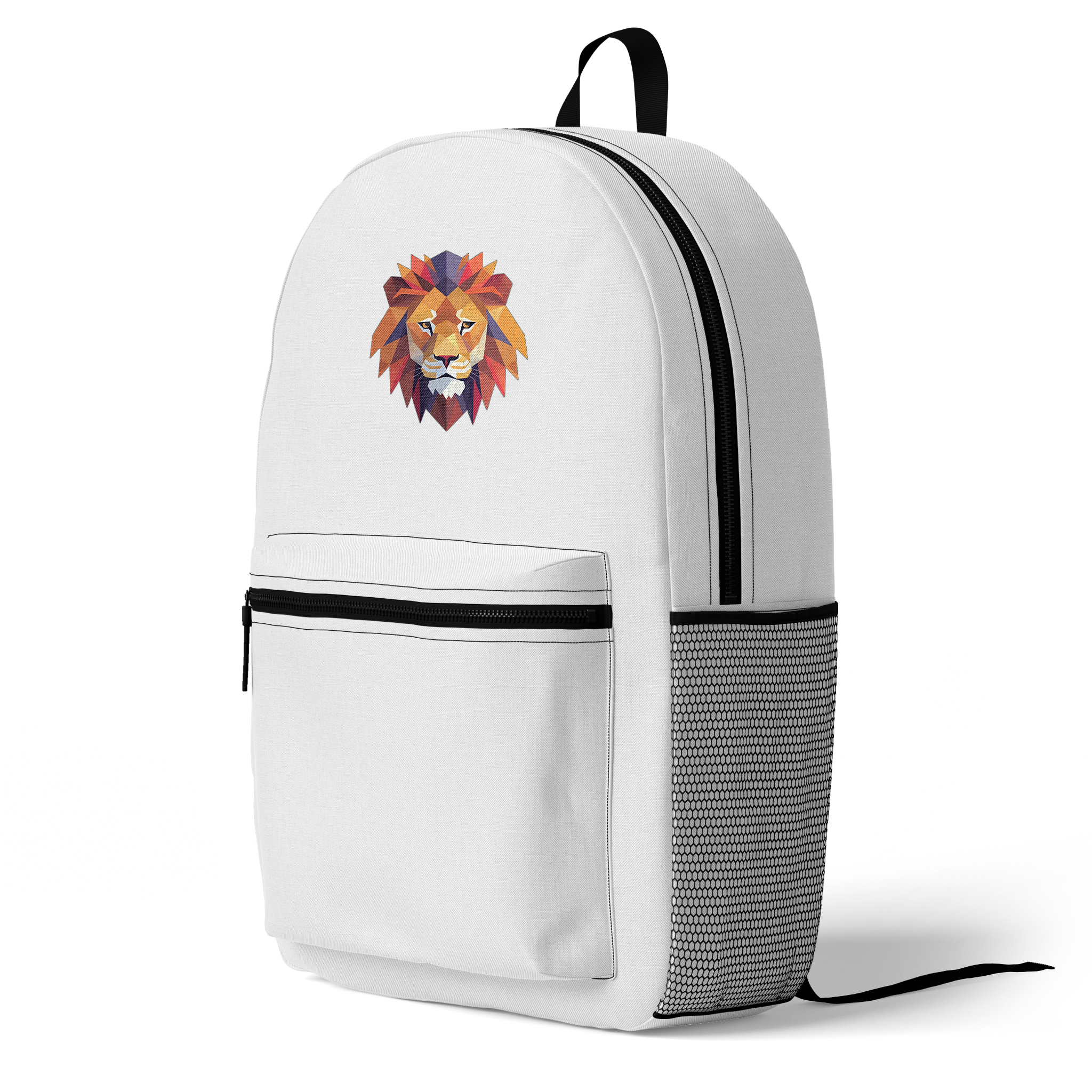 Cool Lion Face backpack