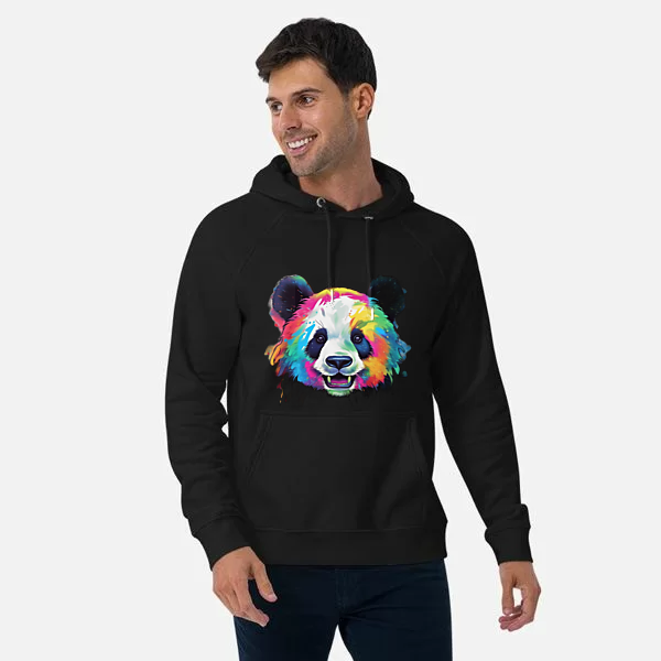 Panda Blast Colors Hoodie